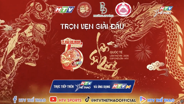 Giải Lân Sư Rồng quốc tế lần thứ 8-2026 Cúp Chợ Lớn HTV: Trống hội nổi lên  - Ảnh 5.