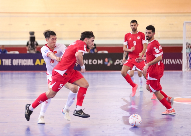 Tuyển futsal Việt Nam thắng Li-Băng, vững vàng vào tứ kết Châu Á 2026 - Ảnh 3.