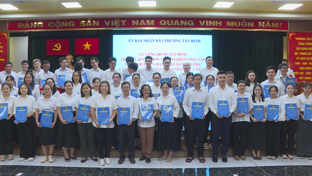 Phường Tân Định thành lập Trạm Y tế và Trung tâm Cung ứng dịch vụ công- Ảnh 1.