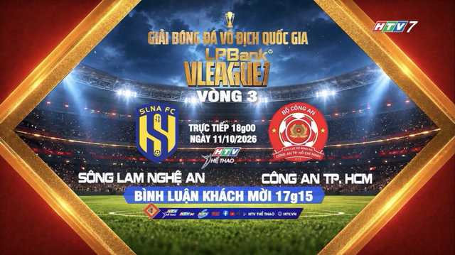 THTT V-League: Sông Lam Nghệ An - Công an TP. Hồ Chí Minh - Ảnh 1.