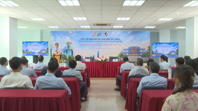 HTV và Trường Đại học Văn hóa TP. Hồ Chí Minh ký kết ghi nhớ hợp tác | Thời sự HTV ngày 21/10/2026 - Ảnh 1.