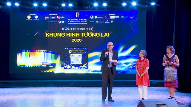Khai mạc Tuần phim công nghệ "Khung hình tương lai 2026" | Thời sự trưa HTV ngày 29/10/2026 - Ảnh 1.