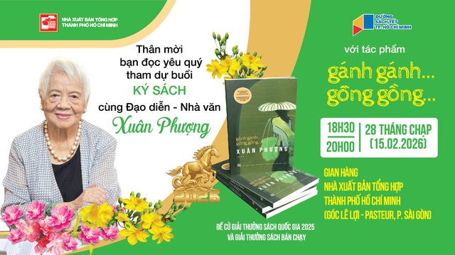 Gặp gỡ đạo diễn - nhà văn Xuân Phượng tại Lễ hội Đường sách Tết Bính Ngọ 2026 - Ảnh 2.