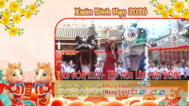 Giới thiệu chương trình phóng sự Vui đón xuân – Tập múa lân múa rồng - Ảnh 1.