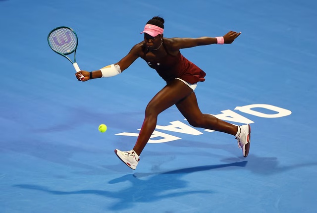 Giải quần vợt WTA 1000 Qatar Open: Mboko bất ngờ loại Rybakina - Ảnh 1.