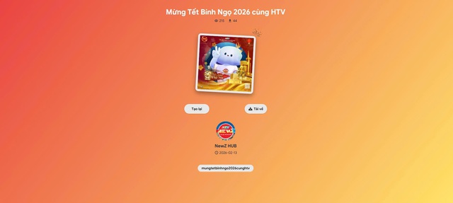 Cùng HTV thay frame avatar Tết Bính Ngọ 2026 – Khai Xuân Phi Mã - Ảnh 2.