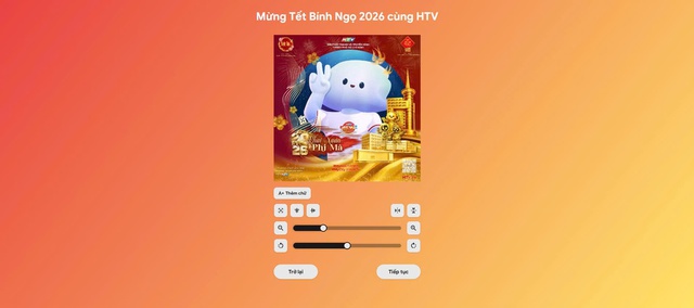 Cùng HTV thay frame avatar Tết Bính Ngọ 2026 – Khai Xuân Phi Mã - Ảnh 3.