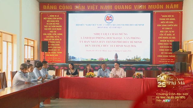 Phòng Đối ngoại – Văn phòng UBND TP. Hồ Chí Minh thăm, chúc Tết và trao bằng khen cho Đoàn bác sĩ Tâm Việt - Ảnh 3.