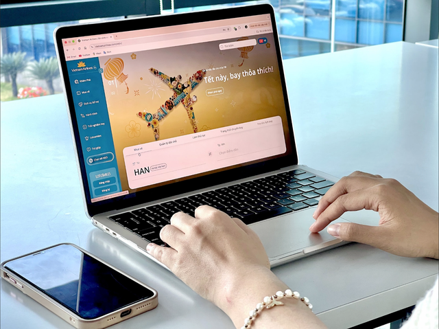 Vietnam Airlines khuyến nghị hành khách mua vé qua kênh chính thức dịp cao điểm Tết 2026 - Ảnh 2.