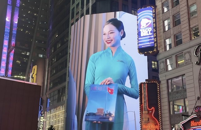 Hình ảnh Việt Nam tỏa sáng tại Quảng trường Thời đại, New York - Ảnh 3.