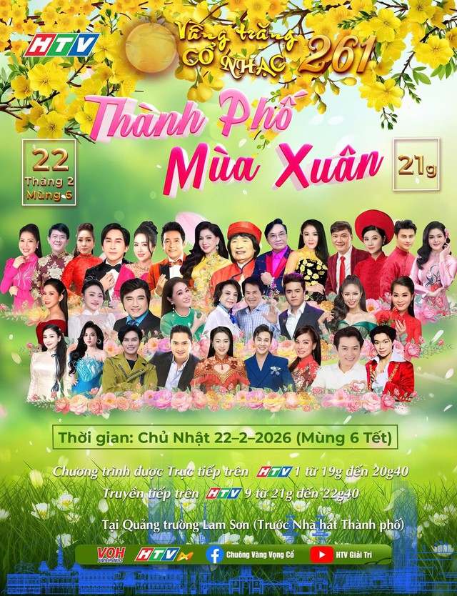 Vầng trăng Cổ nhạc 261: Thành phố mùa Xuân – Khởi đầu rực rỡ cho năm mới- Ảnh 1.