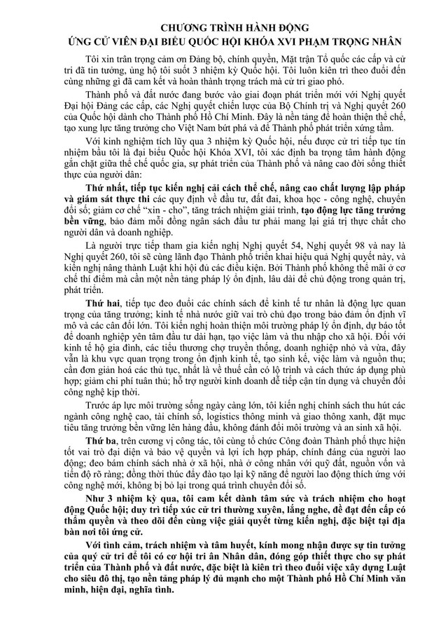 Tóm tắt tiểu sử ông Phạm Trọng Nhân ứng cử Đại biểu Quốc hội Khóa XVI- Ảnh 2.