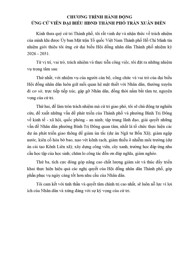 Tóm tắt tiểu sử ông/bà XXX ứng cử Hội đồng nhân dân TP. Hồ Chí Minh Khóa XI - Ảnh 2.
