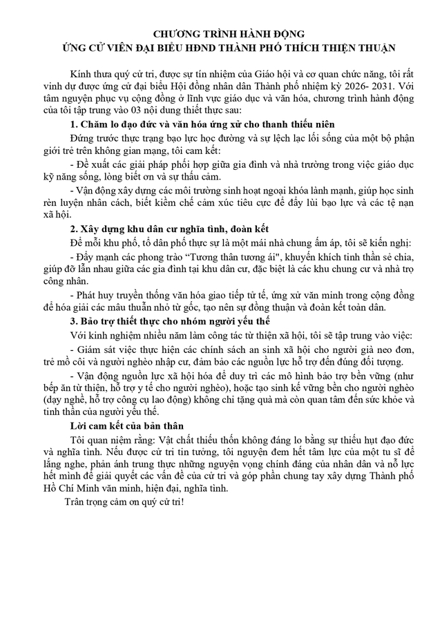 Tóm tắt tiểu sử ông Võ Liêu (Thượng tọa Thích Thiện Thuận) ứng cử Hội đồng nhân dân TP. Hồ Chí Minh Khóa XI- Ảnh 2.
