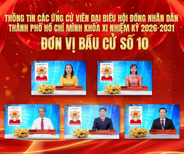 Thông tin các ứng cử viên Đại biểu Quốc hộiTP. Hồ Chí Minh Khóa XVI tổ số 10 - Ảnh 1.