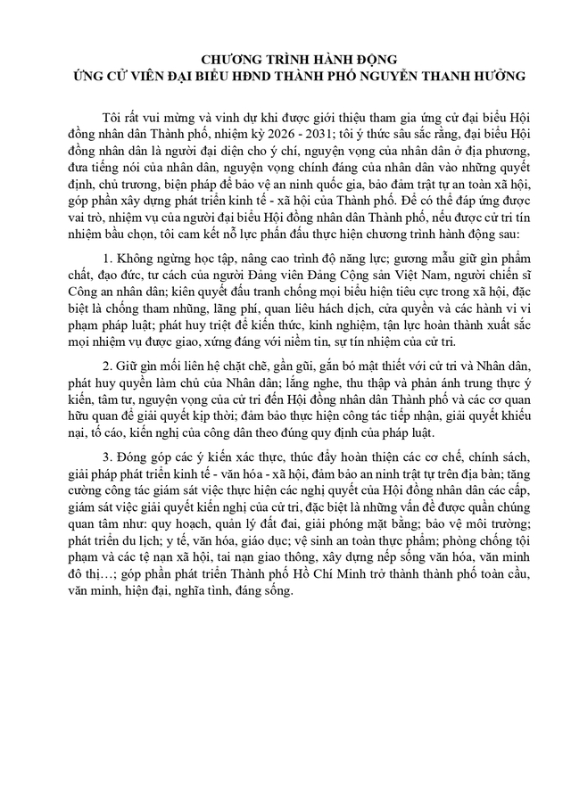Tóm tắt tiểu sử ông Nguyễn Thanh Hưởng ứng cử Hội đồng nhân dân TP. Hồ Chí Minh Khóa XI - Ảnh 2.
