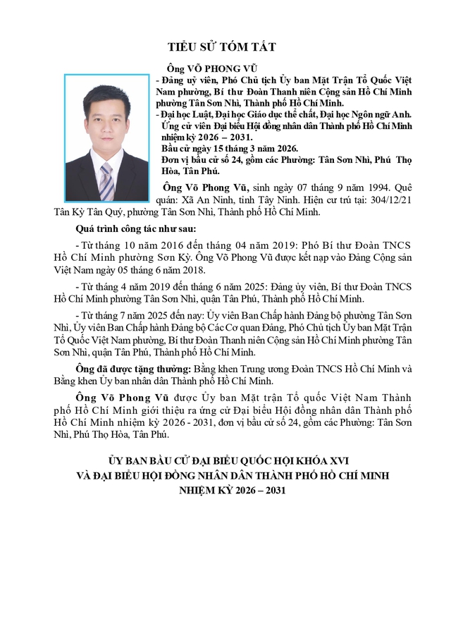 Tóm tắt tiểu sử bà Võ Thị Thanh Hà ứng cử Hội đồng nhân dân TP. Hồ Chí Minh Khóa XI - Ảnh 1.