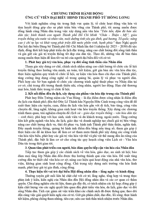 Tóm tắt tiểu sử ông Từ Hồng Long ứng cử Hội đồng nhân dân TP. Hồ Chí Minh Khóa XI - Ảnh 2.