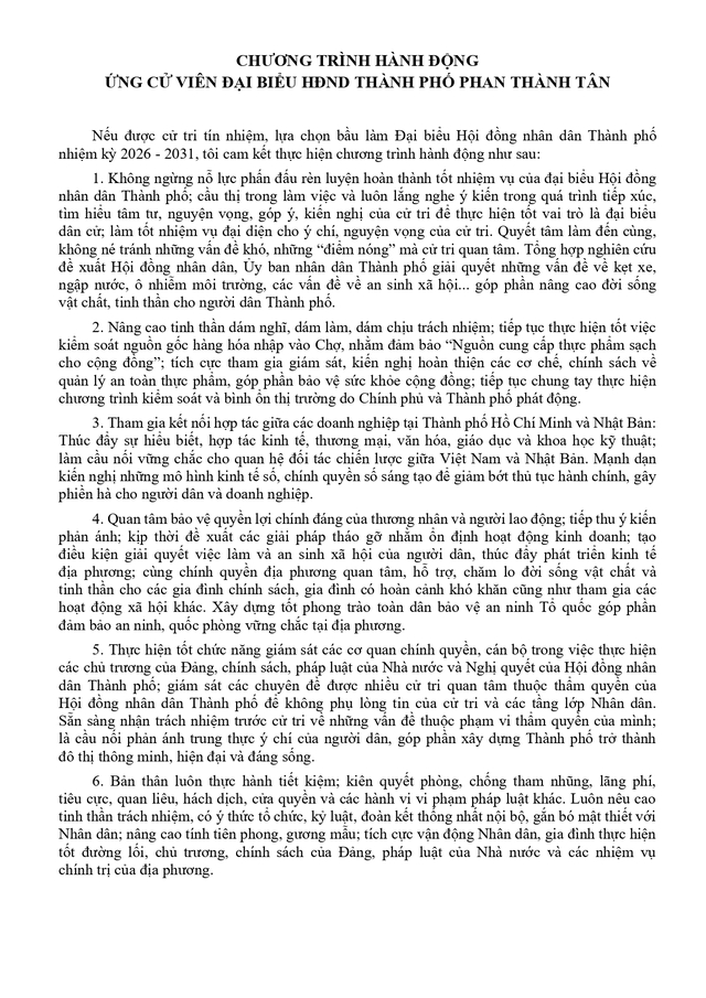 Tóm tắt tiểu sử ông Phan Thành Tân ứng cử Hội đồng nhân dân TP. Hồ Chí Minh Khóa XI - Ảnh 2.