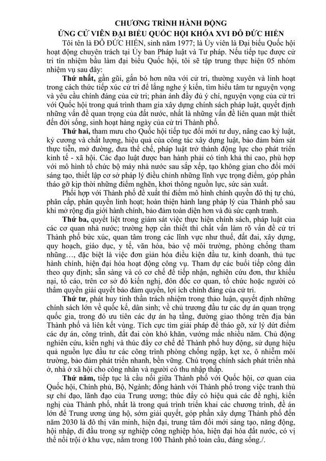 Tóm tắt tiểu sử ông Đỗ Đức Hiển ứng cử Đại biểu Quốc hội Khóa XVI - Ảnh 2.