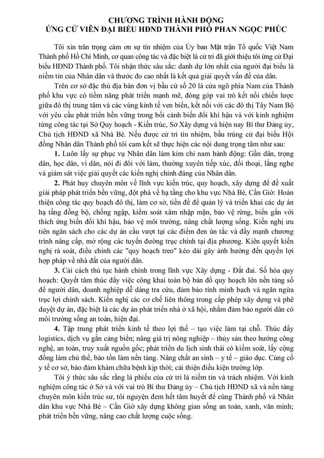 Tóm tắt tiểu sử ông/bà XXX ứng cử Hội đồng nhân dân TP. Hồ Chí Minh Khóa XI - Ảnh 2.