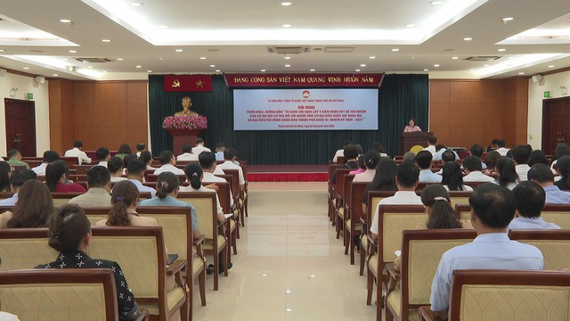 TP. Hồ Chí Minh tổ chức hội nghị lấy ý kiến nhận xét và tín nhiệm của cử tri nơi cư trú đối với người ứng cử đại biểu Quốc hội khóa XVI - Ảnh 1.