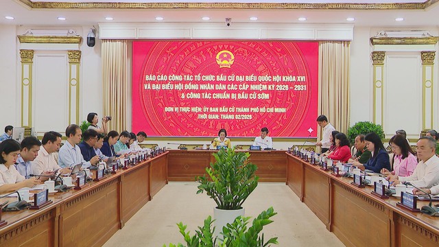TP. Hồ Chí Minh quyết tâm tổ chức thành công kỳ bầu cử nhiệm kỳ 2026 - 2031 - Ảnh 1.
