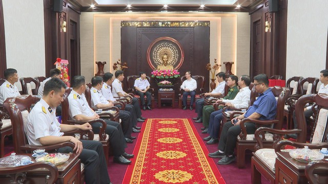 Lãnh đạo TP.HCM tiếp Đoàn công tác Lữ đoàn Tàu ngầm 189 nhân dịp Tết Bính Ngọ 2026 - Ảnh 1.