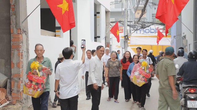 Hoàn thành nâng cấp, mở rộng hẻm 672 đường Huỳnh Tấn Phát tại phường Tân Mỹ - Ảnh 3.