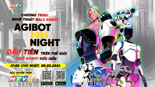HTV độc quyền phát sóng "AGIBOT Night": Đêm hội 100% robot trình diễn đầu tiên trên thế giới - Ảnh 1.