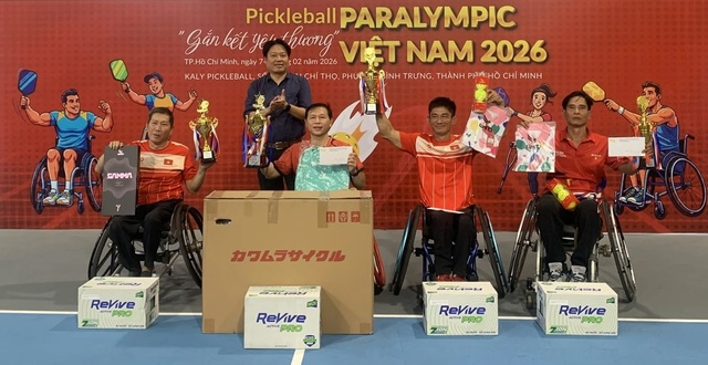 Giải pickleball Paralympic Việt Nam – Gắn kết yêu thương - Ảnh 3.