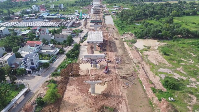 Vành đai 3 TP. Hồ Chí Minh tăng tốc thi công, hướng tới thông xe kỹ thuật - Ảnh 1.