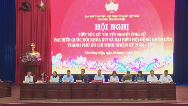 Cử tri Tân Đông Hiệp gửi gắm nhiều kiến nghị đến các ứng cử viên - Ảnh 1.