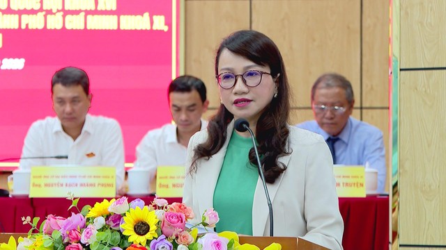 Phường Long Bình tiếp xúc cử tri với người ứng cử đại biểu Quốc hội và HĐND Thành phố - Ảnh 2.