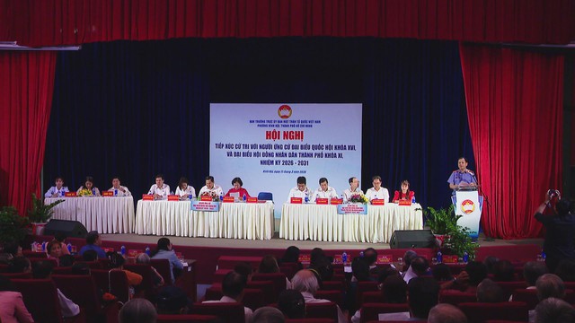 Tổ đại biểu Quốc hội đơn vị số 7 và tổ đại biểu HĐND đơn vị số 18 tiếp xúc cử tri phường Vĩnh Hội, TP. Hồ Chí Minh - Ảnh 1.