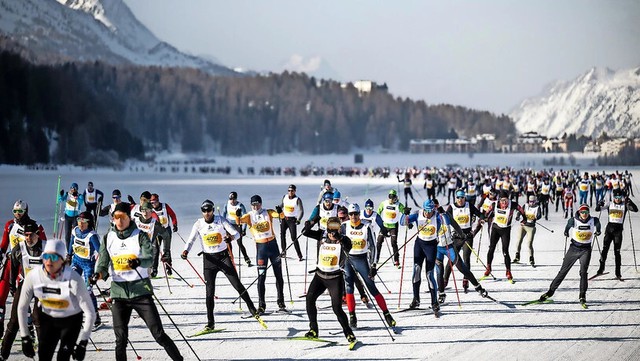 Giải trượt tuyết băng đồng Engadin Skimarathon - Ảnh 1.