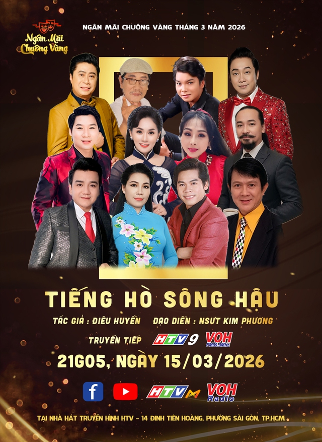Ngân mãi chuông vàng - Tháng 3/2026: "Tiếng hò sông Hậu" trở lại trên HTV - Ảnh 1.