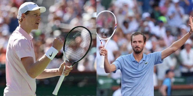 Chung kết Indian Wells: Daniil Medvedev chạm trán Jannik Sinner - Ảnh 1.