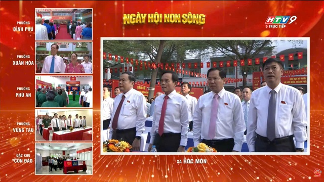 [Trực tiếp] Cầu truyền hình “Ngày hội non sông”: Nhiều gia đình cùng nhau đi bầu - Ảnh 5.