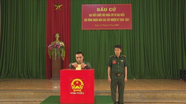 Lâm Đồng hoàn thành bầu cử sớm tại các đơn vị biên phòng - Ảnh 5.