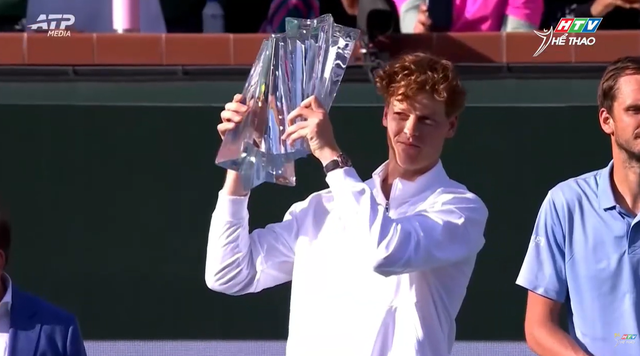 Jannik Sinner và Aryna Sabalenka vô địch giải quần vợt Indian Wells - Ảnh 1.