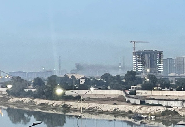 Đại sứ quán Mỹ tại Iraq bị tấn công - Ảnh 3.