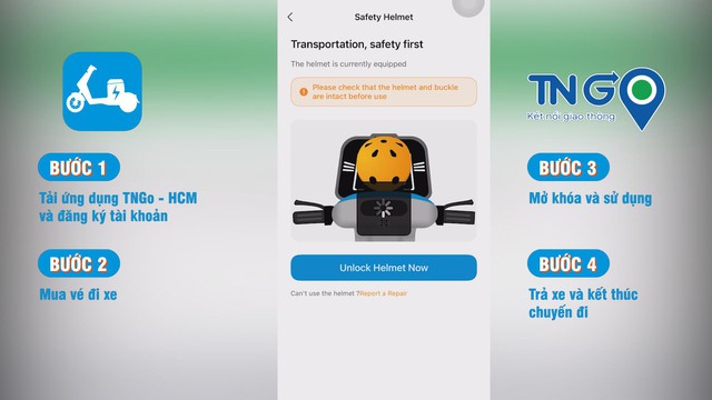Xe đạp điện công cộng tại TP. Hồ Chí Minh miễn phí 15 phút đầu, thu hút hàng trăm người trải nghiệm chỉ sau 2 ngày - Ảnh 1.