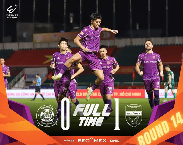 Vòng 14 V-League: Becamex TP. Hồ Chí Minh thắng trận derby - Ảnh 1.