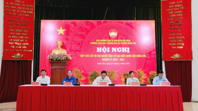 Thời sự HTV ngày 2/3/2026 | Ứng cử viên đại biểu Quốc hội đơn vị bầu cử số 6 tiếp xúc cử tri - Ảnh 1.