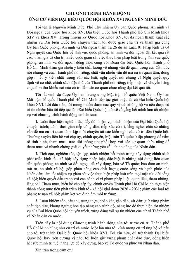 Ông Nguyễn Minh Đức trúng cử Đại biểu Quốc hội Khóa XVI - Ảnh 2.