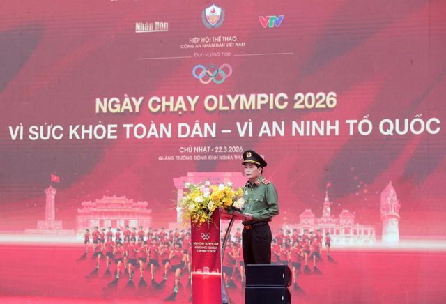 Hơn 15.000 người tham gia Ngày chạy Olympic 2026 tại Hà Nội, lan tỏa phong trào rèn luyện toàn dân - Ảnh 1.