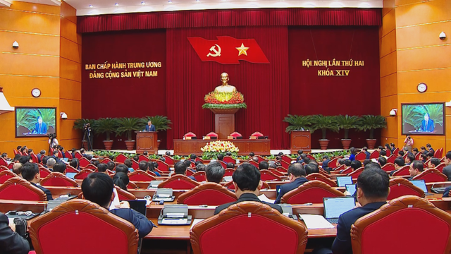 Thông báo Hội nghị lần 2 Ban Chấp hành Trung ương Đảng khóa XIV - Ảnh 1.