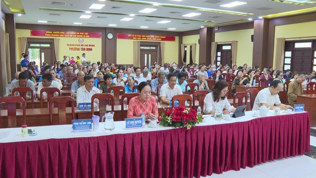 Cử tri phường Tân Định tiếp xúc ứng cử viên đại biểu HĐND Thành phố khóa XI - Ảnh 2.