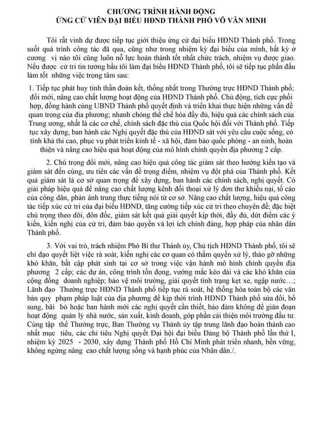 Tóm tắt tiểu sử ông Võ Văn Minh - Chủ tịch Hội đồng nhân dân TP. Hồ Chí Minh Khóa XI- Ảnh 2.